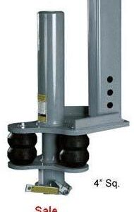 4" Square Extended Cushion Coupler (9" Extended)