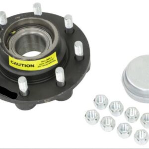 Dexter Trailer Hub - Nev-R-Lube - 8 on 6-1/2 - E-Coat - 9/16" Bolts - 8,000 lbs