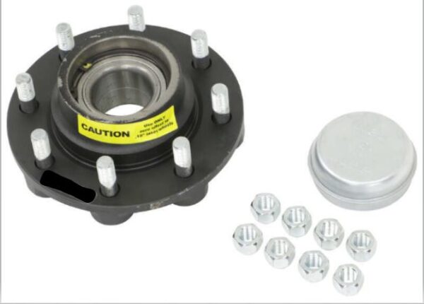 Dexter Trailer Hub - Nev-R-Lube - 8 on 6-1/2 - E-Coat - 9/16" Bolts - 8,000 lbs