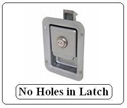 Flush Lock w/Key  NO HOLES