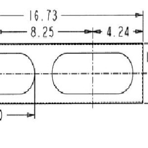 Double Oval Tail Light Box