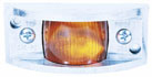 11-220 Chrome Clearance Light - Amber
