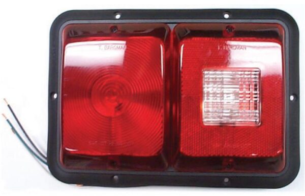 Bargman 2-Compartment Red With Back-Up