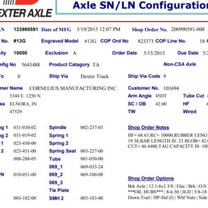 10GD TORFLEX 865 ELEC;, HF=68.63, OB=42, 45 DOWN, HIGH PROFILE, STANDARD