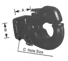 Pintle Hook ,  PINTLE HOOK BOLT ON 30,000#
