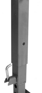 Drop Leg Jack - TEM, DRP LEG JACK "ONLY" STD FRONT PIN 15,000#