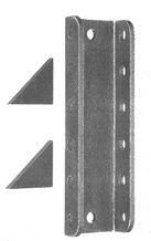 6-Hole Leveler Channel, LEVELER CHANNEL 6-HOLE W/GUSST
