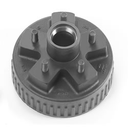 2K Hub - 5-4.5” Elec. Brake ONLY (1/2” stud)   Drum 8-257-5 Kit***