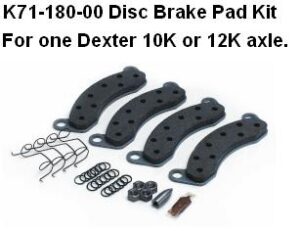 10K-12K Disc Brake Pad Kit 71-180 / TN6450109 /