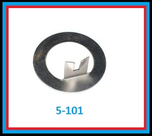 SPINDLE WASHER, 1" ID D- STYLE,TANG WASHER FOR EZ