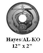 RH Brake Assembly Complete 7K Hayes/Al-Ko