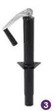JACK TOPWIND A-FRAME 2K BLACK 8-BRACKET 14" LIFT - 8 BRACKET- 20" HEIGHT