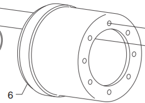 DRUM DX 8-275mm 12.25 x 7.5