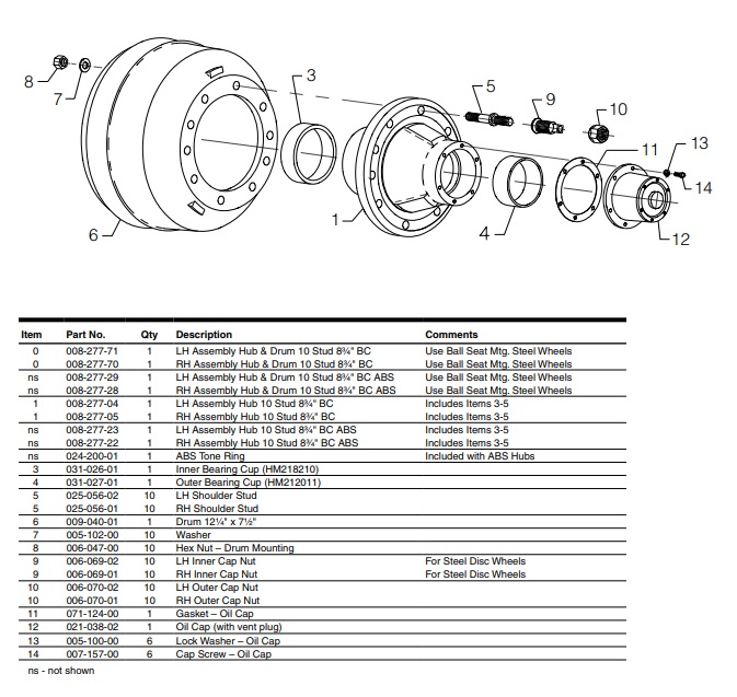 Drum 12.25 x 7.5 9-40-1