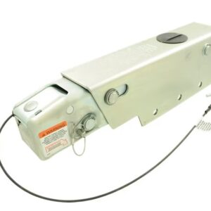 Dexter® 2" Ball 7.5K Surge Brake Actuator Coupler Model DX7.5L, Top Mount Bolt-On Top Mount for Drum Brake Systems, Zinc, Over-Center Low-Profile Latch