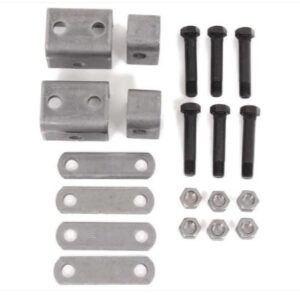 Single Axle Hanger Kit, 1.75” Double Eye Springs
