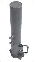 25K Goose Coupler - TEM w/cap, 2 5/16” Adjustable Round Coupler (25K) WCAP--BH2516SRDC