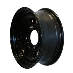 Wheel Only, 15"X6", 6 on 5.5" Bolt Pattern, Black Modular Wheel, 4.25 Pilot, 2830 Lbs