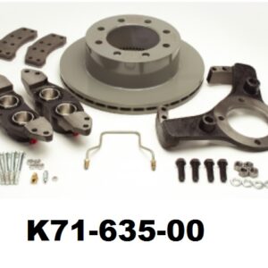DX 8K DISC KIT, 1 WHEEL, (RTR,CALIPR,BKT)LESS HUB