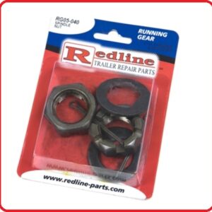 1"-14 SPNDL NUT, PKG 2EA W/D-WSHR & COTTER PINE