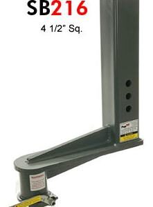 Fits Standard 4- 1/2" I.D. Square Trailer Coupler Tube  16" EXTENSION