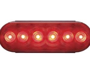 6” OVAL --LED STOP /TURN /TAIL  6 DIODE  KIT W/GRMT & PIGTAIL
