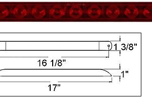 STL-79Red Series Streamline LED Stop/Turn/Tail Light