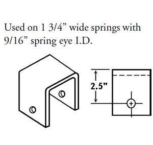 HANGER FOR DBL EYE SPG 2 1/2" TALL