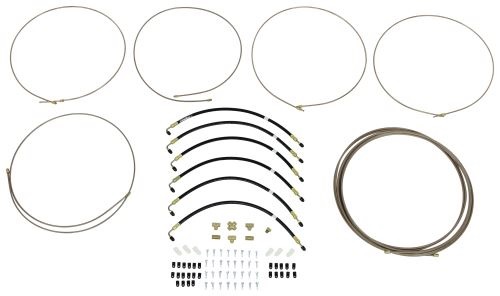 HydraStar Hydraulic Brake Line Kit - Triple Axle - 25' Long, 1/4" Main Line