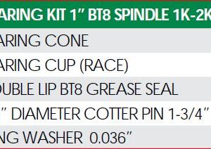 BEARING KIT 1 BT8 SPINDLE